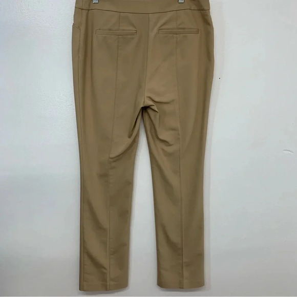 Chicos So Slimming 0.5 Pants Small/6 Beigh Straight Leg Front Zip Pockets Work - Picture 4 of 12